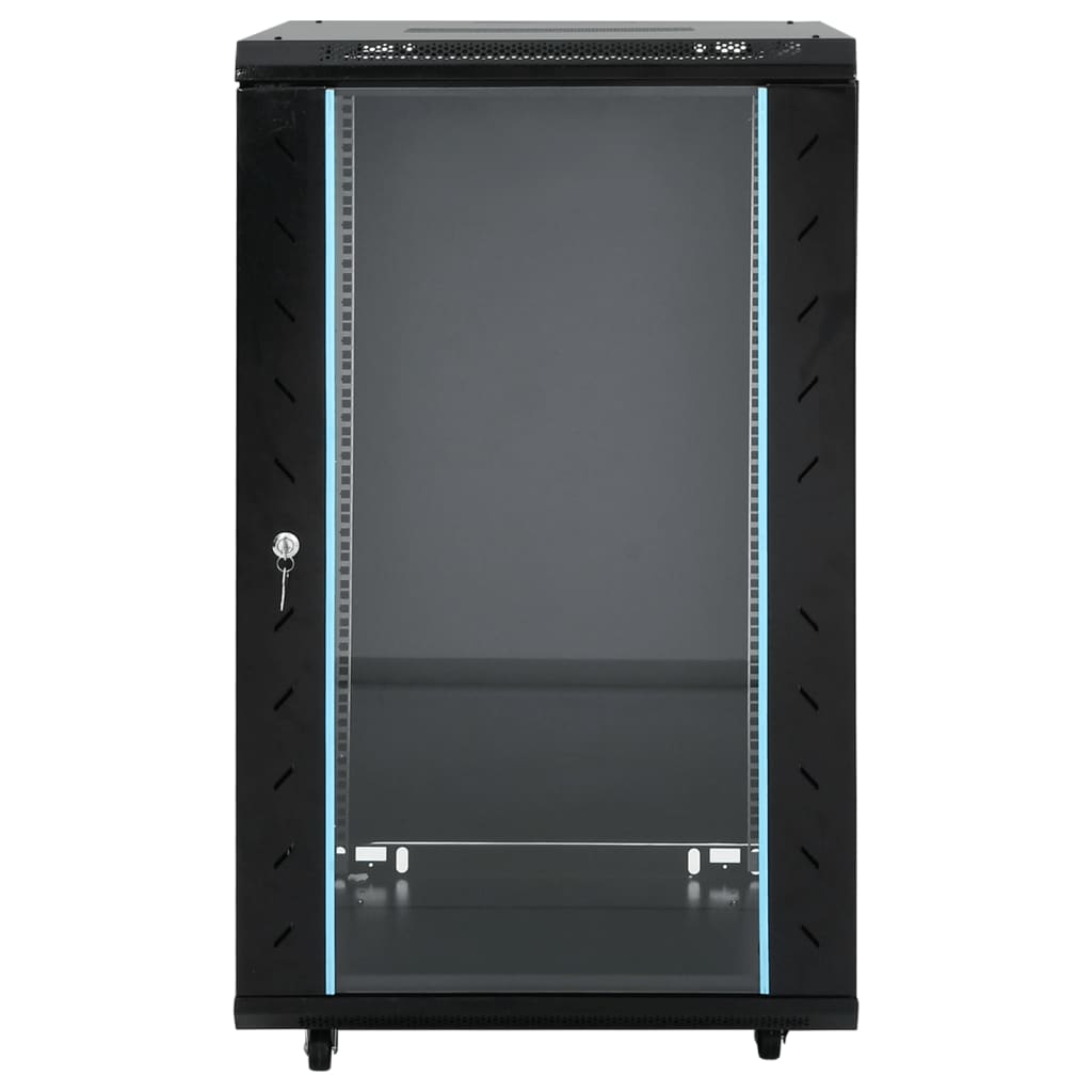 Vidaxxl Netzwerkschrank mit Drehrädern 18h 19 ip20 60x60x100 cm
