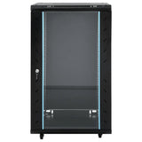Vidaxxl Netzwerkschrank mit Drehrädern 18h 19 ip20 60x60x100 cm