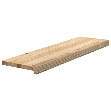 Vidaxx Treppenstufen 4 Stück 90x30x2 cm unbehandelte massive Eiche