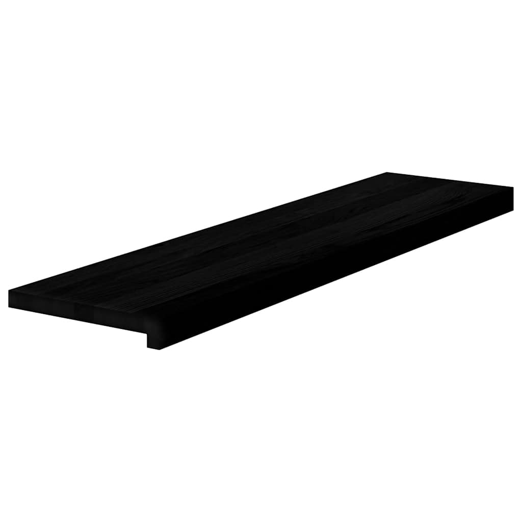 Vidaxx Treppenstufen 4 Stk. 100x25x2 cm massive Eiche dunkelbraun