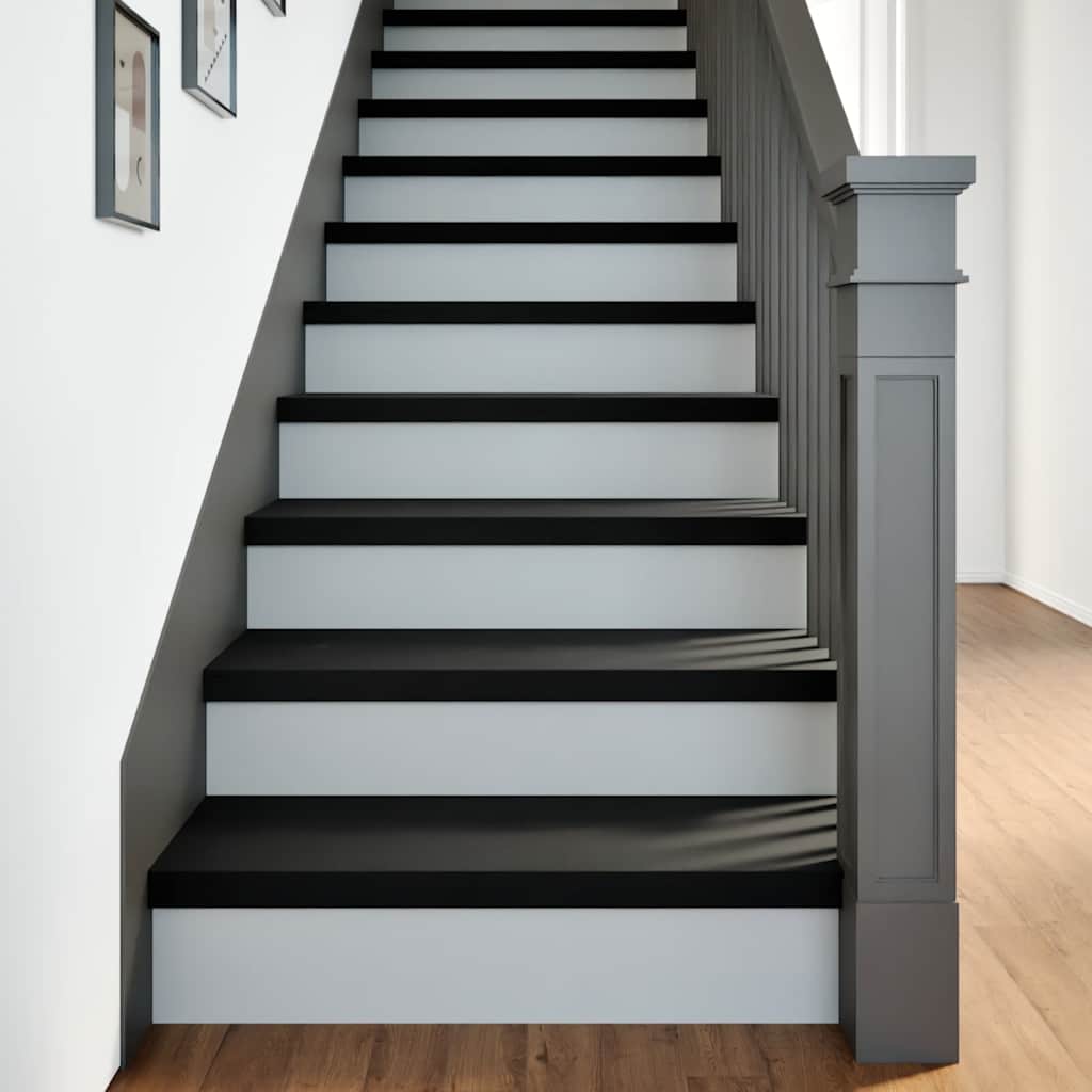 Vidaxx Treppenstufen 4 Stk. 80x30x2 cm massive Eiche dunkelbraun