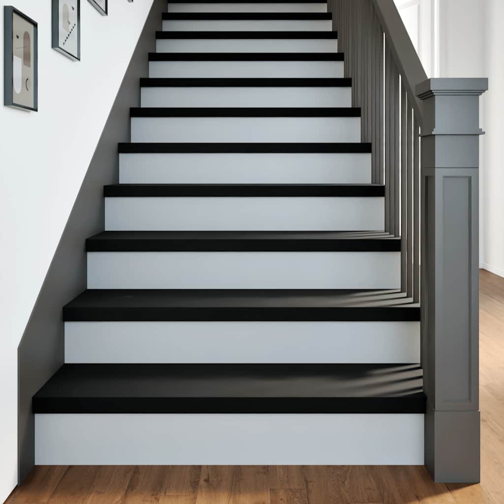 Vidaxx Treppenstufen 4 Stk. 100x30x2 cm massive Eiche dunkelbraun