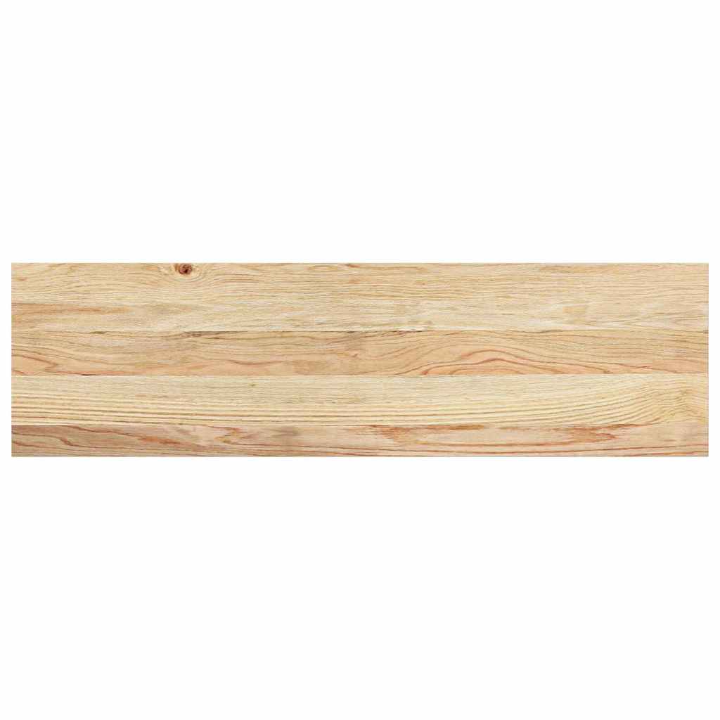 Vidaxl traptreden 2 st 90x25x2 cm onbehandeld massief eikenhout