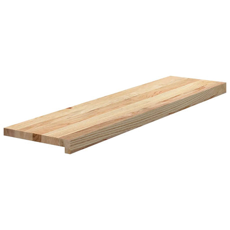 Vidaxx Treppenstufen 2 Stk. 100x25x2 cm unbehandelte massive Eiche