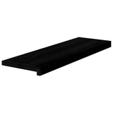 Vidaxx Treppenstufen 2 Stk. 80x25x2 cm massive Eiche dunkelbraun