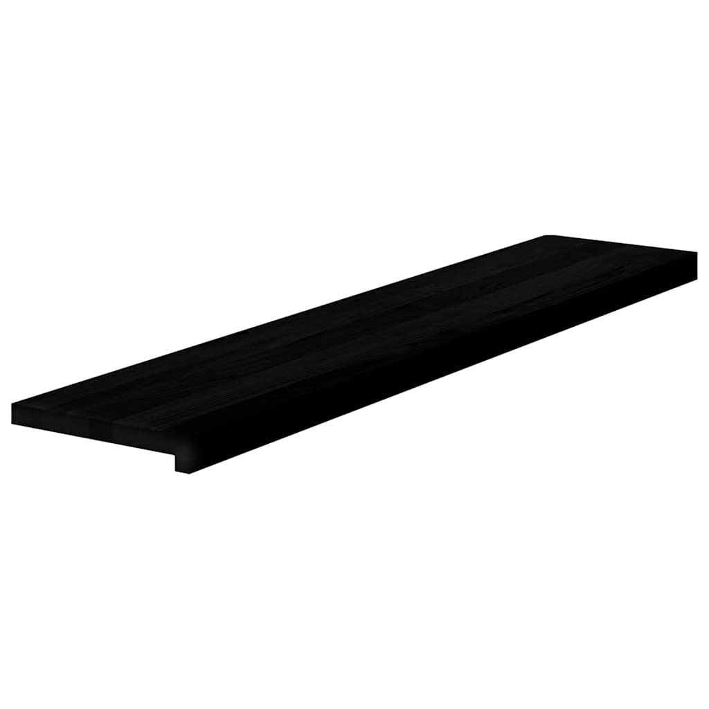 Vidaxx Treppenstufen 2 Stk. 120x25x2 cm massive Eiche dunkelbraun