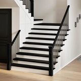 Vidaxx Treppenstufen 2 Stk. 120x25x2 cm massive Eiche dunkelbraun