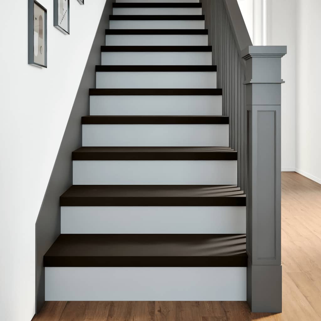 Vidaxx Treppenstufen 2 Stk. 70x30x2 cm massive Eiche dunkelbraun