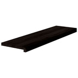 Vidaxx Treppenstufen 2 Stk. 90x30x2 cm massive Eiche dunkelbraun