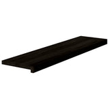 Vidaxx Treppenstufen 2 Stk. 100x30x2 cm massive Eiche dunkelbraun