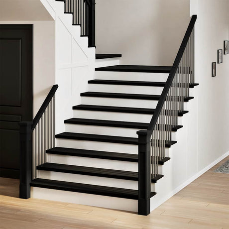 Vidaxx Treppenstufen 2 Stk. 110x30x2 cm massive Eiche dunkelbraun
