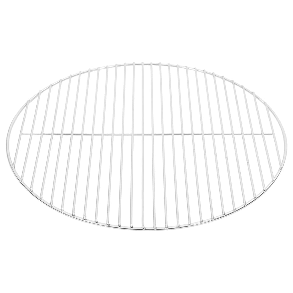 Vidaxl Gril Grille Round Ø50 cm 304 z nerezové oceli