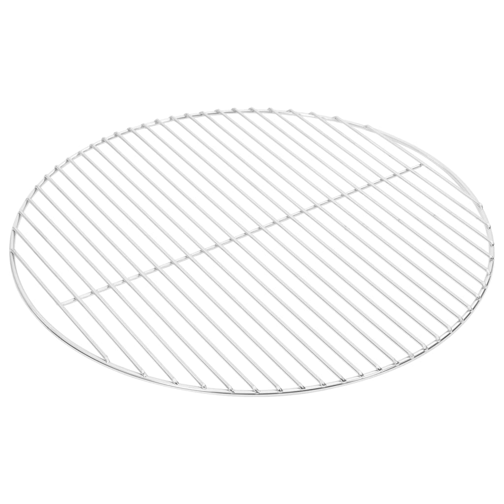 Vidaxl barbecuerooster rond ø50 cm 304 roestvrij staal