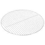 Vidaxl Barbecue Grille Round Ø50 cm 304 Rustfritt stål