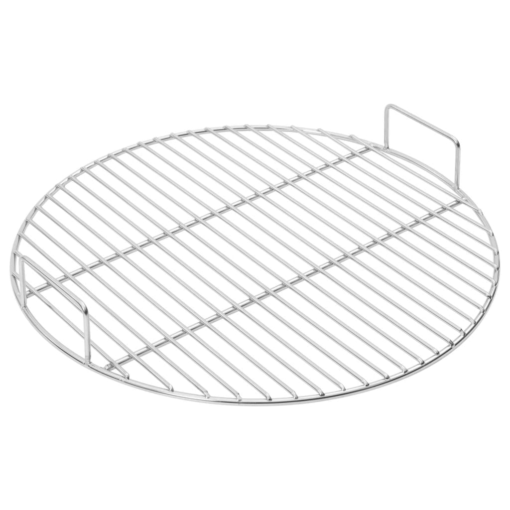 Vidaxl grilla kratki z uchwytami okrągła Ø44,5 cm 304 stal nierdzewna