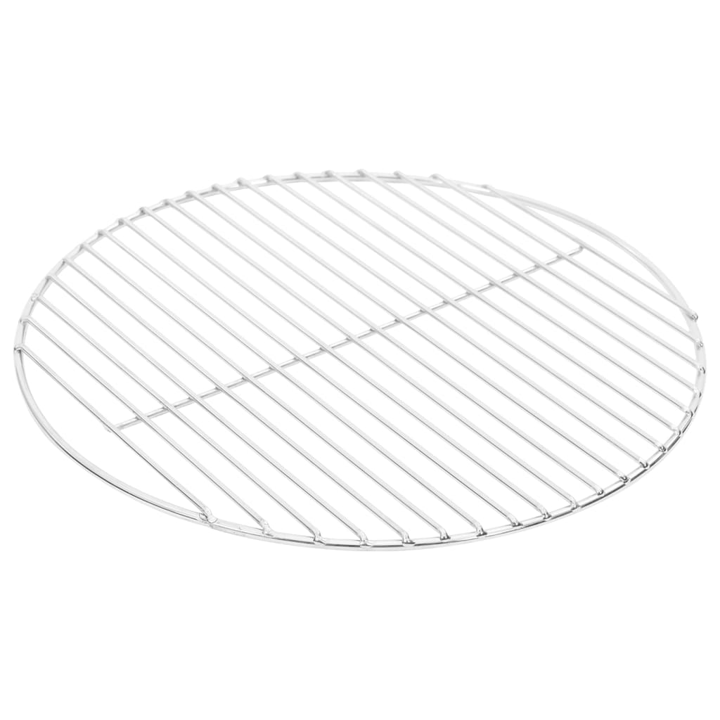 Vidaxl barbecuerooster rond ø40 cm 304 roestvrij staal