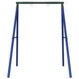 Vidaxx Outdoor-Schaukelgestell mit 2 Aufhängehaken, blauer Stahl