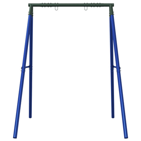 Vidaxx Outdoor-Schaukelgestell mit 2 Aufhängehaken, blauer Stahl