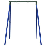 VidaXL rocking frame for outside with 2 hanging hooks steel blue