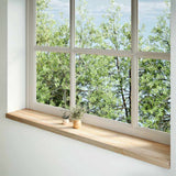 Vidaxx Fensterbänke 2 Stück unbehandelt 160x25x2 cm massive Eiche