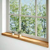 Vidaxx Fensterbänke 2 Stk. 160x15x2 cm Eiche massiv hellbraun