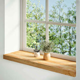 Vidaxx Fensterbänke 2 Stk. 90x30x2 cm Eiche massiv hellbraun