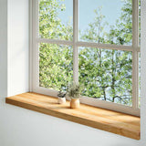 Vidaxl Window Sills 2 PCS 110x30x2 cm Solid eg lysebrun