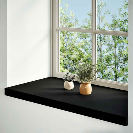 Vidaxx Fensterbänke 2 Stk. 80x40x2 cm Eiche massiv dunkelbraun