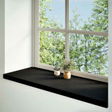 Vidaxx Fensterbänke 2 Stk. 120x40x2 cm Eiche massiv dunkelbraun
