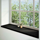 Vidaxx Fensterbänke 2 Stk. 140x40x2 cm Eiche massiv dunkelbraun