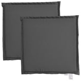 Vidaxx Gartensitzkissen 2 Stück quadratisch 45x45x2 cm anthrazit