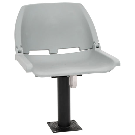 Vidaxx 4-teiliges Bootsstuhl-Set klappbar 48x51x41 cm grau