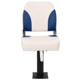 Vidaxx Bootsstuhl 2er Set klappbar 41x36x48 cm blau und weiß