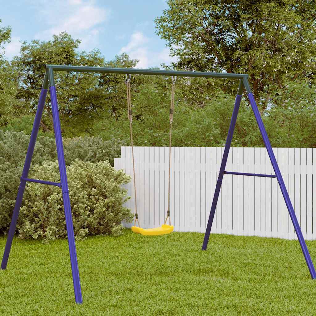 Vidaxl Swing Seat for Children 1-Person justerbar tau gul