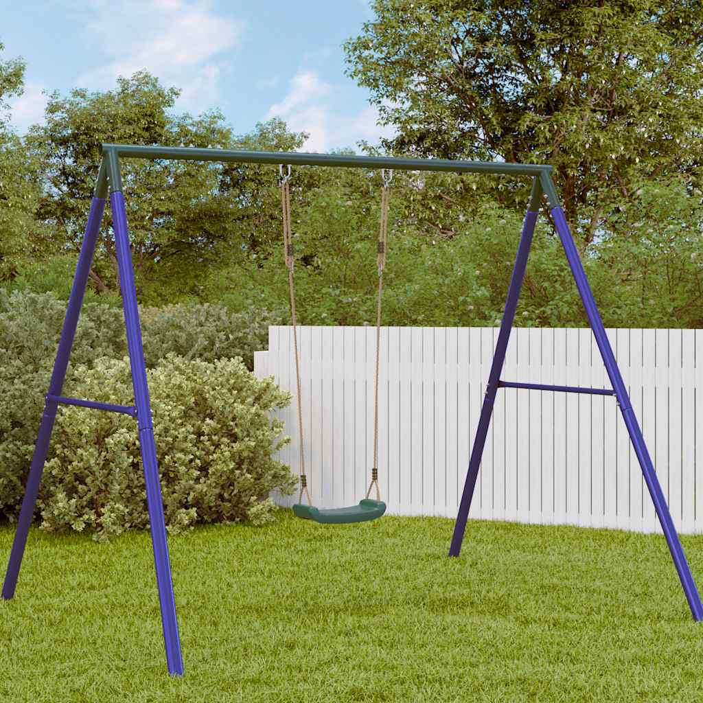 Vidaxl Swing Seat for Children 1-Person justerbar taugrønn