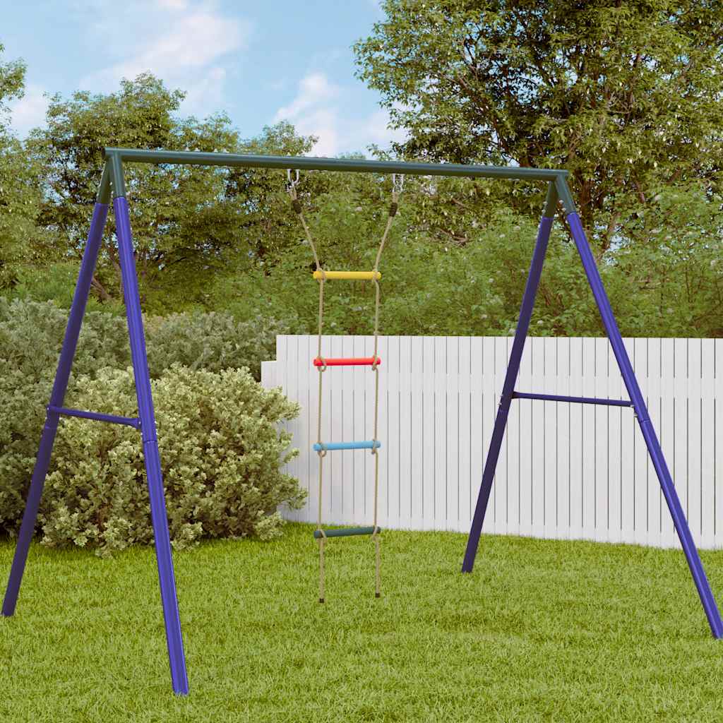 Vidaxl Rope Scala per bambini con 4 sport multilorati