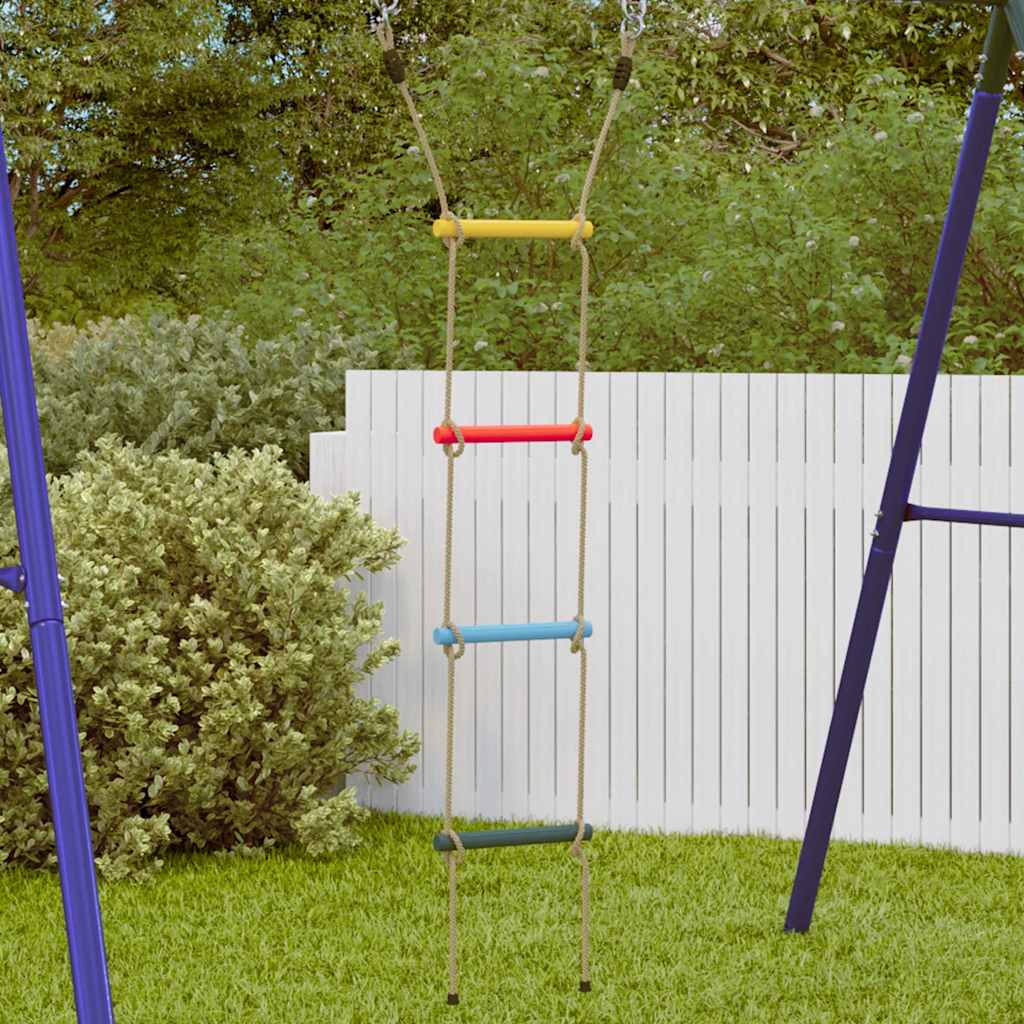 Vidaxl rope ladder for children with 4 sports multi -colored