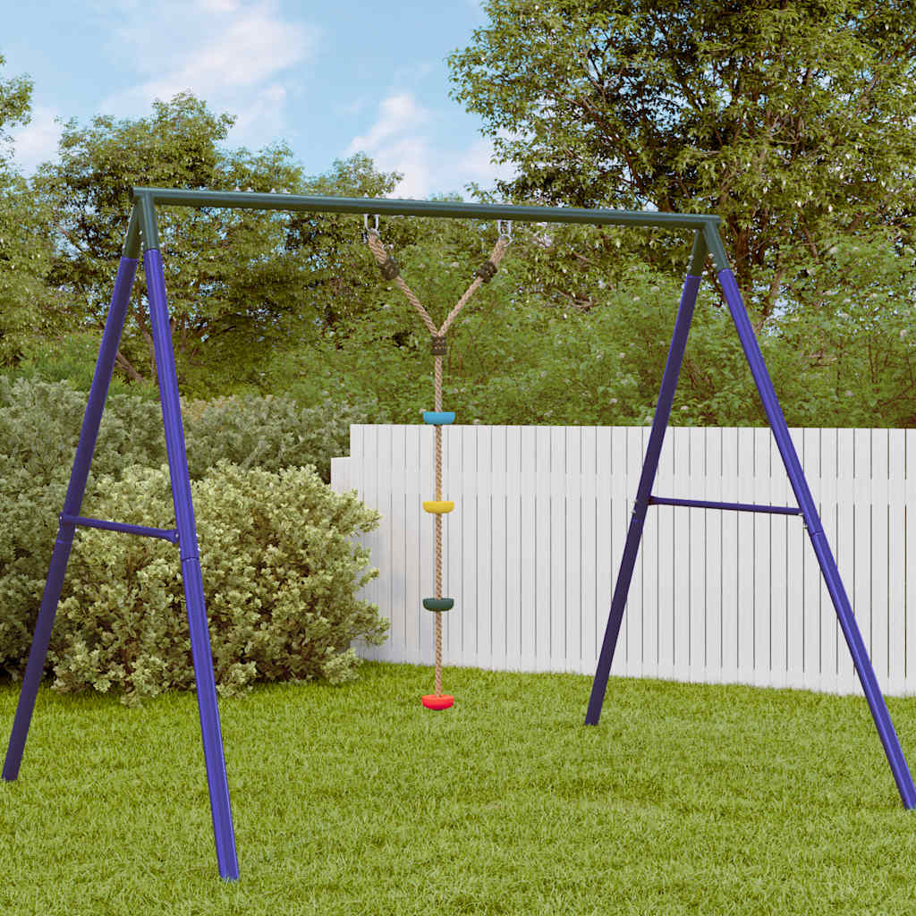 Vidaxl climbing swing with 4 discs multi -colored