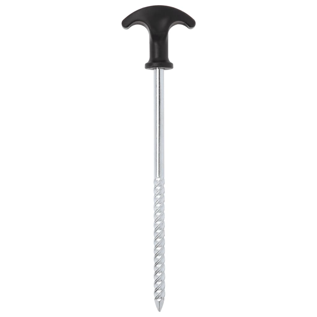Vidaxl Zeltheringe 12 Stück ø7 mm 20 cm verzinkter Stahl