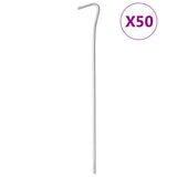 Vidaxl Zeltheringe 50 Stück ø4 mm 23 cm verzinkter Stahl