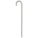 Vidaxl Zeltheringe 6 Stück ø10 mm 37 cm verzinkter Stahl