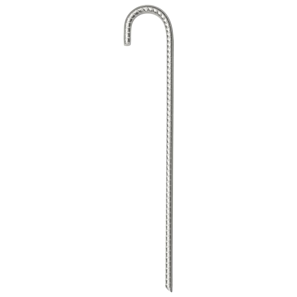 Vidaxl Zeltheringe 12 Stück ø10 mm 37 cm verzinkter Stahl