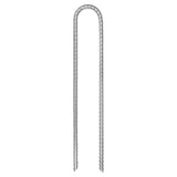 Vidaxl Zeltheringe 6 Stück U-förmig ø7 mm 30 cm verzinkter Stahl