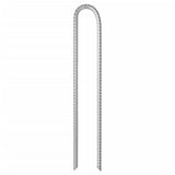 Vidaxl Zeltheringe 12 Stück U-förmig ø10 mm 37 cm verzinkter Stahl