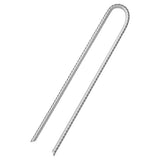 Vidaxl Zeltheringe 12 Stück U-förmig ø10 mm 37 cm verzinkter Stahl