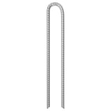 Vidaxl Zeltheringe 6 Stück U-förmig ø12 mm 41,5 cm verzinkter Stahl