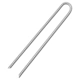 Vidaxl Zeltheringe 6 Stück U-förmig ø12 mm 41,5 cm verzinkter Stahl