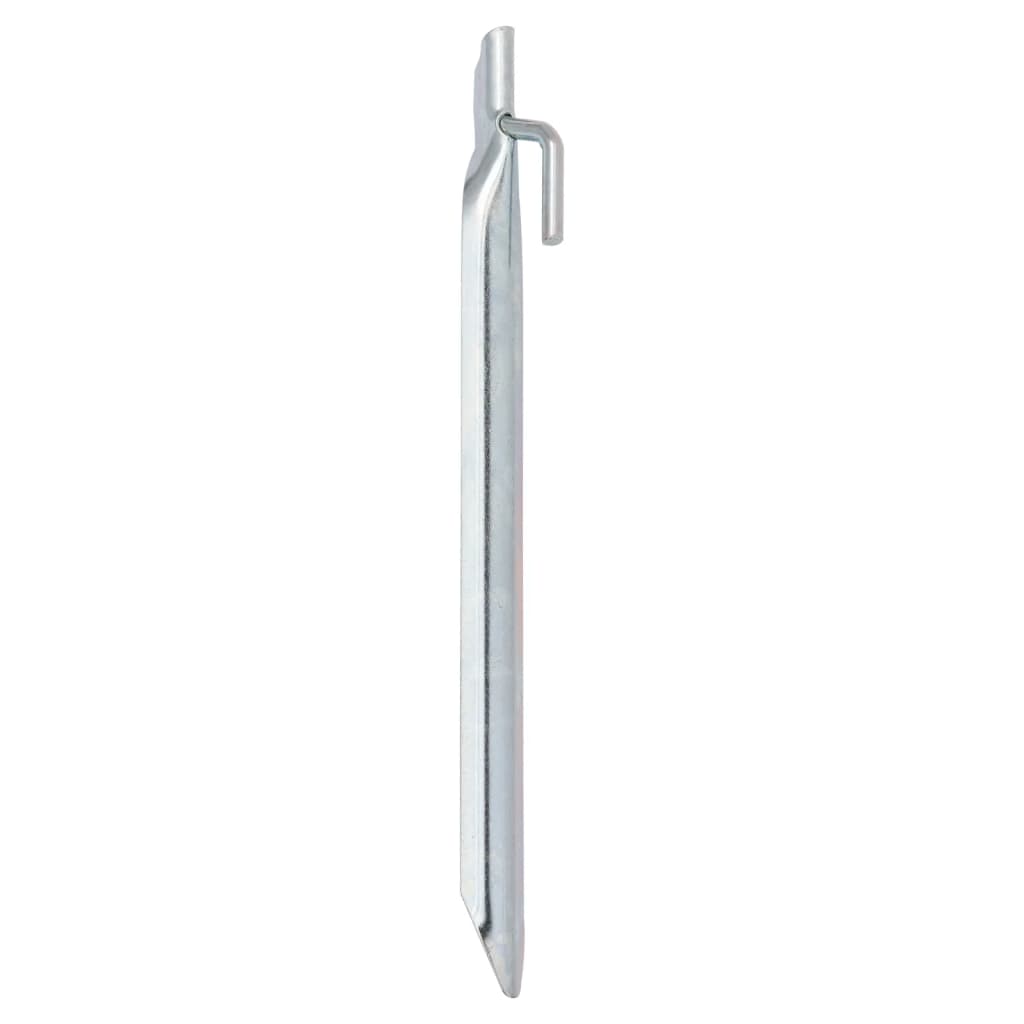 Vidaxl Zeltheringe 24 Stück V-förmig ø20 mm 24 cm verzinkter Stahl