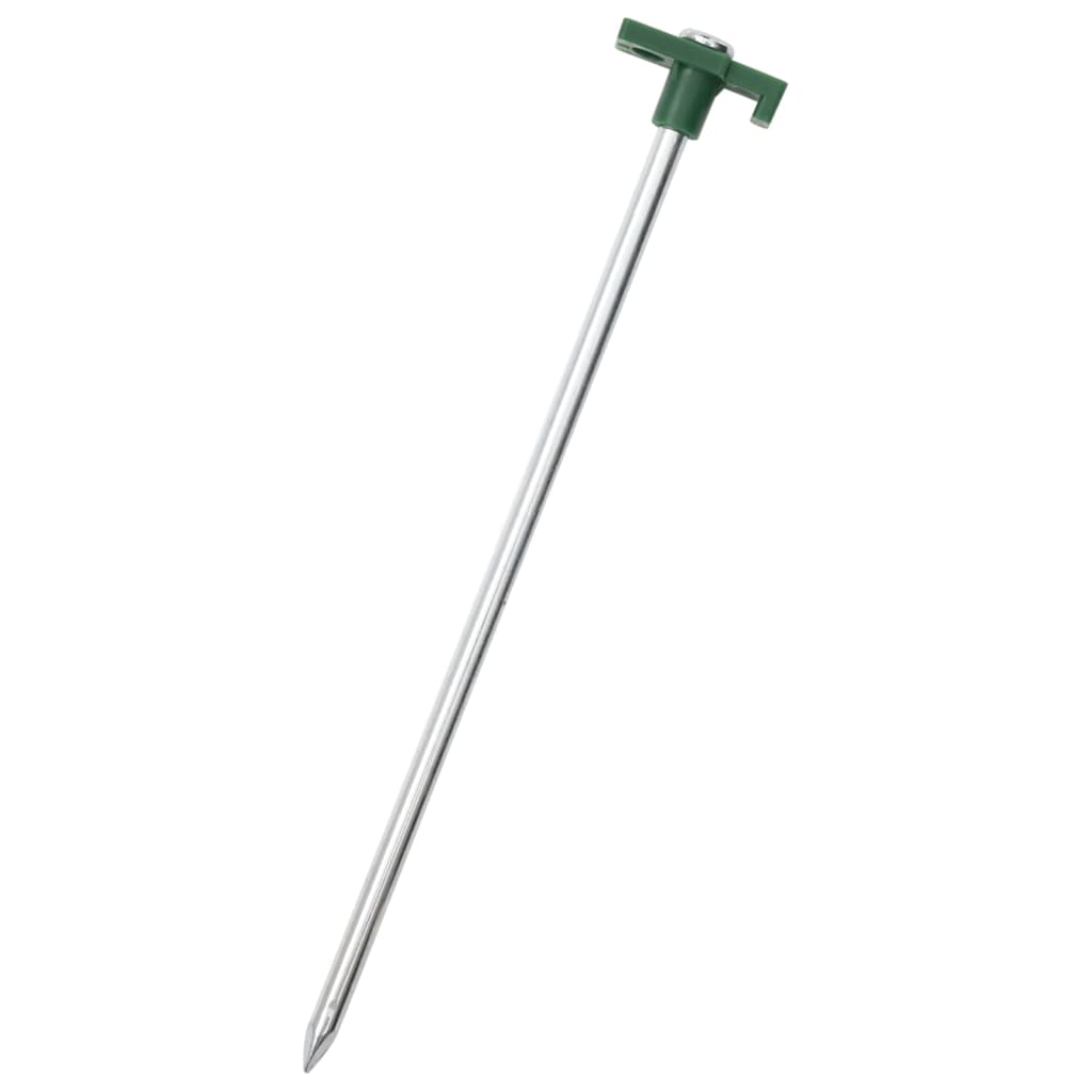 Vidaxl Zeltheringe 12 Stück 7 mm 25 cm verzinkter Stahl Polypropylen