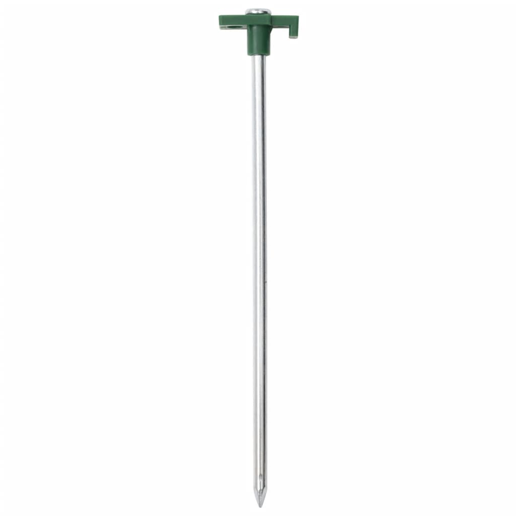 Vidaxl Zeltheringe 12 Stück 7 mm 25 cm verzinkter Stahl Polypropylen